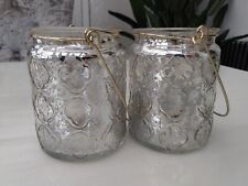 mercury glass candle holders for sale  OSSETT