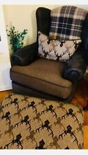 Brown stag armchair for sale  EDINBURGH