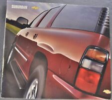 Folheto 2004 Chevrolet Suburban Truck +CD LS LT Z71 4x4 Excelente Original 04 comprar usado  Enviando para Brazil