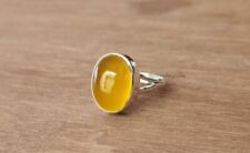 Yellow Sapphire Ring Handmade 925 Sterling Silver Statement Wedding Ring HM395 for sale  Shipping to South Africa