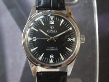 Relógio de pulso masculino vintage Roamer ST96 suíço 17 joias corda manual mostrador preto comprar usado  Enviando para Brazil