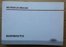 Kia Sorento - instrukcja obsługi (owner's manual) Benutzerhandbuch service book, używany na sprzedaż  PL