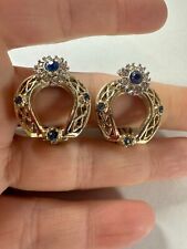 Vintage earrings clip for sale  Kansas City