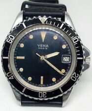Relógio vintage raro masculino de mergulho Yema Paris  comprar usado  Enviando para Brazil