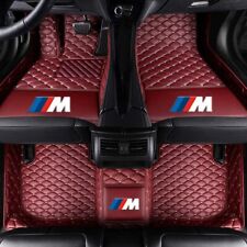 Used, Car Floor Mats For BMW Model Waterproof Auto Custom Liner Carpets PU Leather for sale  Shipping to South Africa
