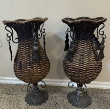 Woven wicker vase for sale  Killeen