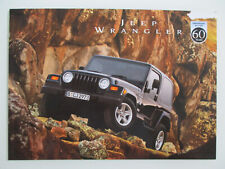 Jeep Wrangler 60th Anniversary Special Edition Prospekt brochure 2001 segunda mano  Embacar hacia Mexico