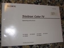 Instruções de operação de TV colorida Sony Trinitron modelo #: KV-32S66 comprar usado  Enviando para Brazil