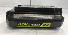 Bateria de íon de lítio Ryobi OP40201 40V 2Ah, muito boa qualidade comprar usado  Enviando para Brazil