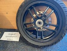 Used, PEUGEOT SPEEDFIGHT 50 SPEED FIGHT 3 FRONT WHEEL TYRE 130 60 13 DISC for sale  WARE