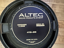 Used, Altec 416-8B, 15" 8 ohm Woofer From Altec Model 19 Cabinet for sale  Shipping to South Africa