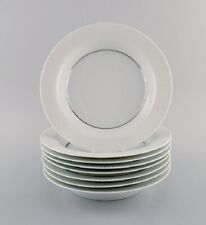 Tapio Wirkkala for Rosenthal. Eight rare Modulation deep plates in porcelain., käytetty myynnissä  Leverans till Finland