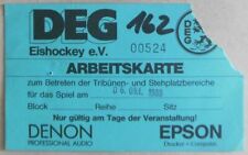 Deg eishockey arbeitskarte gebraucht kaufen  Meerbusch-Büderich