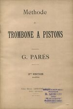 Parès méthode trombone d'occasion  Rennes-