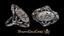 MEMENTO MORI 18th CENTURY GEORGIAN SILVER SKULL RING SKELETON AT TOMB JEWELRY for sale  Shipping to Canada