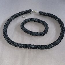 Halskette armband schwarz gebraucht kaufen  Worbis