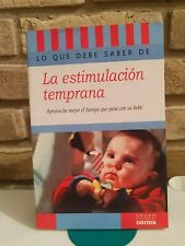 Usado, Lo que debe saber sobre la estimulación temprana de Norma Paperback segunda mano  Embacar hacia Mexico