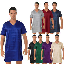 Men satin nightshirt for sale  Lenexa