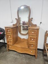 7 drawer oak dresser for sale  Osseo