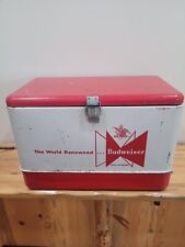 Usado, Refrigerador de metal vintage Budweiser caixa de gelo interior galvanizado comprar usado  Enviando para Brazil