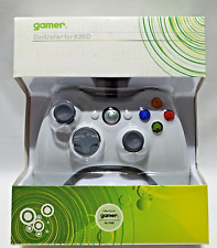 Usado, Gamer Xbox 360 controller Wired 2,7 m long cable WHITE New comprar usado  Enviando para Brazil