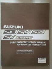 Suzuki supplementary service for sale  BOURNE