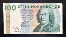 1988 SWEDEN - 100 KRONOR - P#57 - VF+ - L9 for sale  Shipping to South Africa