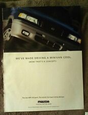 Anuncio impreso de minivan Mazda 1997 segunda mano  Embacar hacia Mexico