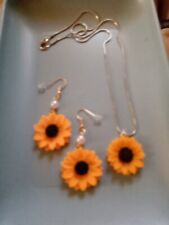 Sunflower jewelry sets for sale  Bakersfield