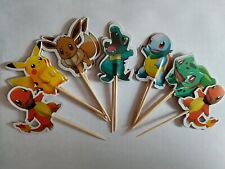 Pokémon cupcake picks for sale  IPSWICH