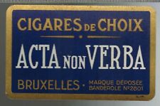 Etiquette chromo cigares d'occasion  Dijon