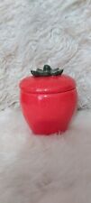 Strawberry ceramic candle for sale  LOWESTOFT