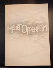 Meret oppenheim. catalogo. usato  Lucca
