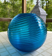 Blue round sphere for sale  Gilbertsville