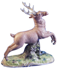 Nymphenburg porcelain stag for sale  Shipping to Ireland