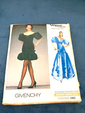Vogue pattern givenchy for sale  Fort Lauderdale