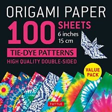 Origami Paper 100 sheets Tie-Dye Pa..., Tuttle Publishi, usado segunda mano  Embacar hacia Argentina