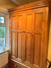 Solid pine wardrobe for sale  SWANSEA