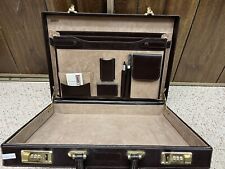 leather expandable attache for sale  Sykesville