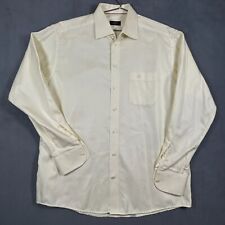 Used, Eton Dress Shirt Mens 17.5 - 44 Long Sleeve 100% Cotton Yellow Button Down Shirt for sale  Shipping to South Africa
