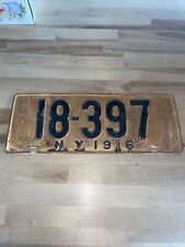 york plate license 1916 for sale  Lutz