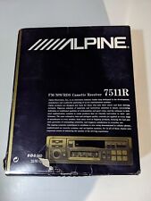 Used, Alpine 7511R Tape Tuner Car HiFi Vintage Old School ""Max Tune R"" RDS EON 25Wx2 for sale  Shipping to South Africa