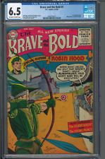 Brave and the Bold #5 CGC 6,5 Claves 1er DC Robin Hood 1956 Príncipe Vikingo segunda mano  Embacar hacia Mexico