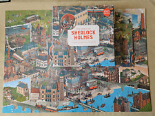 THE WORLD OF SHERLOCK HOLMES 1000 Piece Jigsaw Including  POSTER COMPLETE for sale  Shipping to South Africa