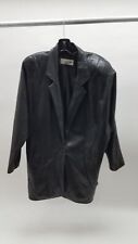 s jacket leather black women for sale  Traverse City