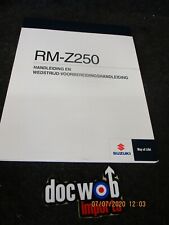 Suzuki rmz250 2016 for sale  Malvern
