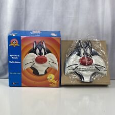 NEW Vintage Sylvester & Tweety Waffle Maker LOONEY TUNES Salton for sale  Shipping to South Africa