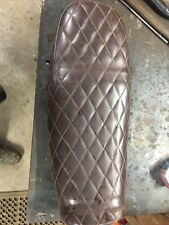 Cafe Racer Motorcycle Seat- I Do Not Know Make Or Model, Cracked At Front, Photo, used for sale  Shipping to South Africa
