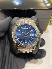 Breitling galactic blue for sale  LUTTERWORTH