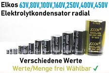 Elko kondensatoren radial gebraucht kaufen  Großenhain